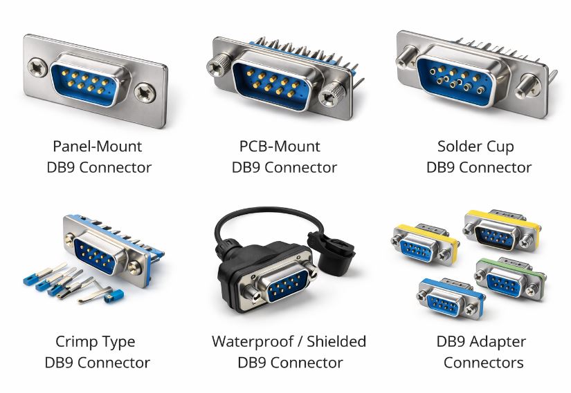 Types of DB9 Connectors